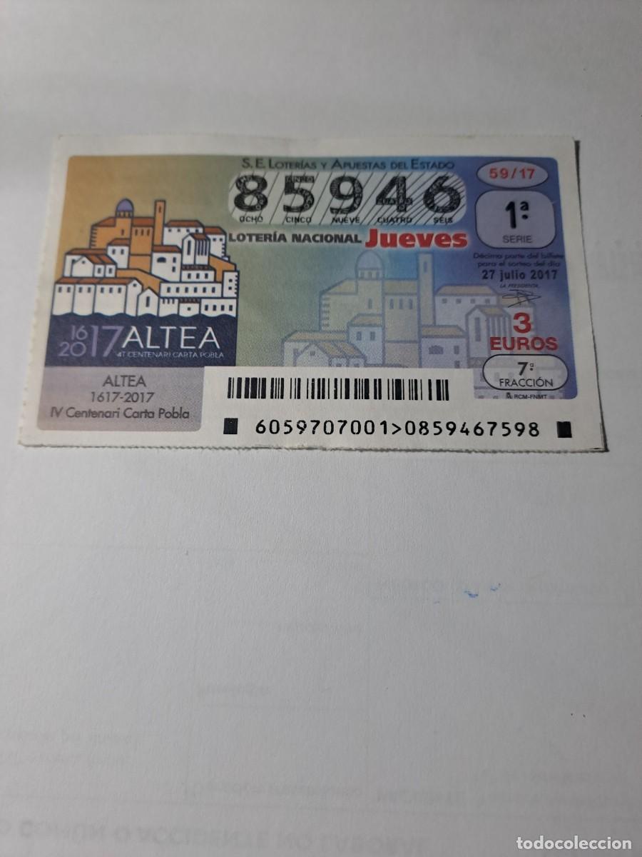 Lotaria Nacional: Loteria Nacional Jueves 27 07 2017