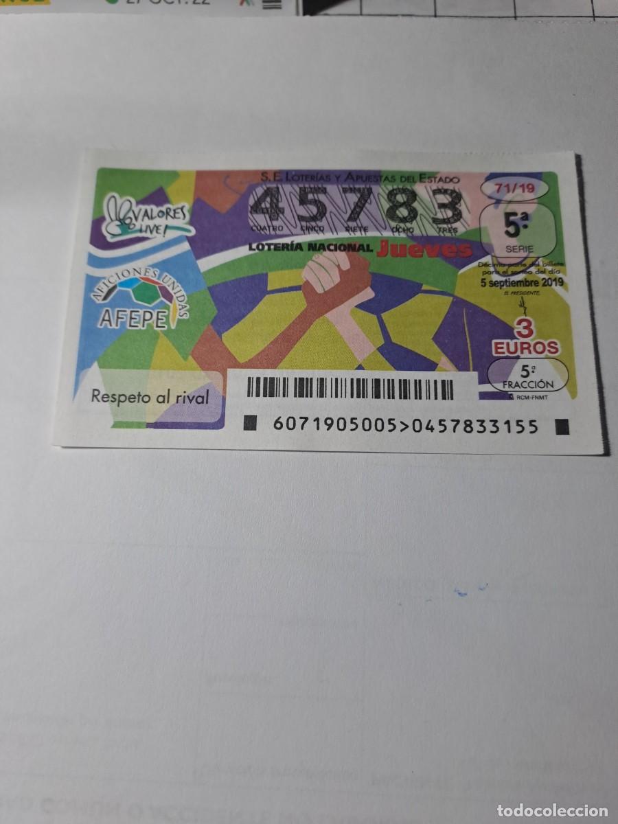 Lotaria Nacional: Loteria Nacional Jueves 05 09 2019
