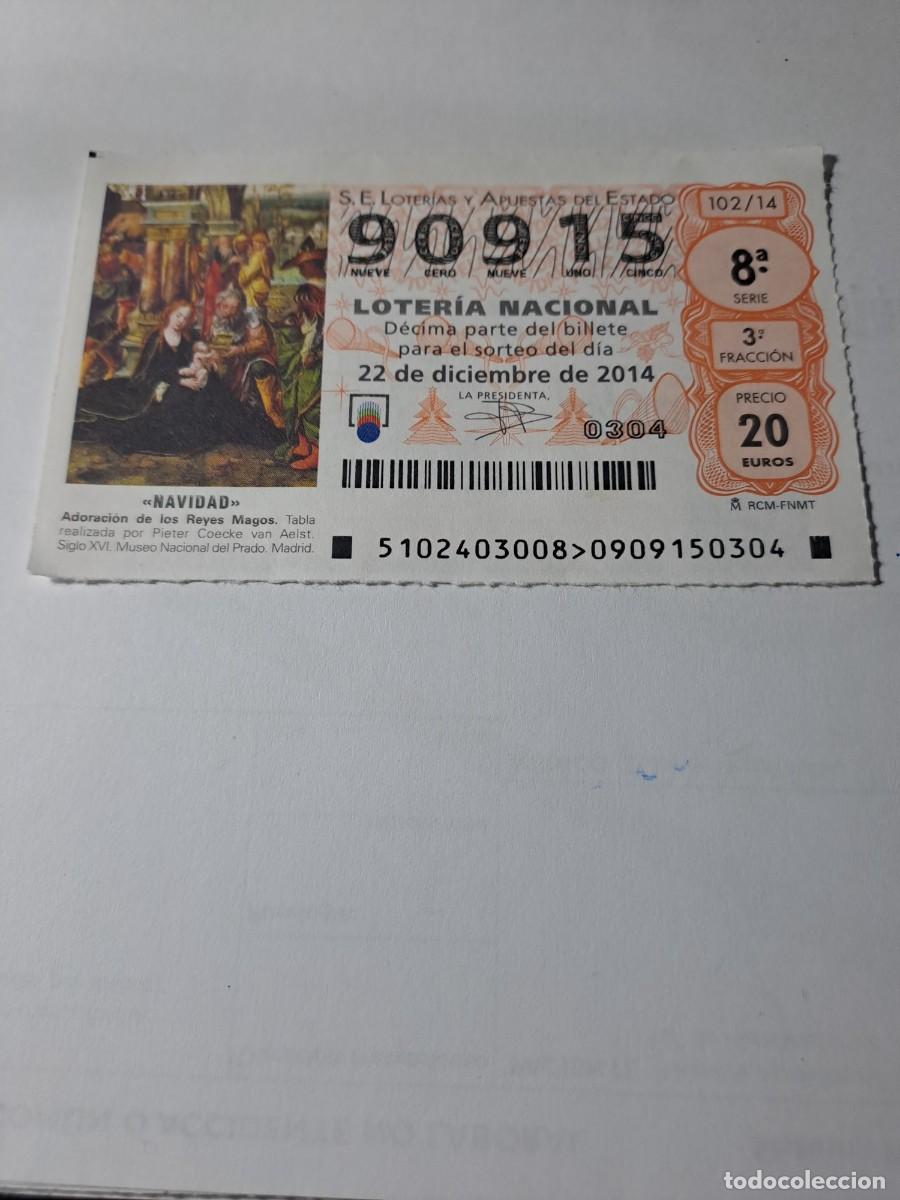 Loterie Nationale: Loteria Nacional Navidad 22 12 2014