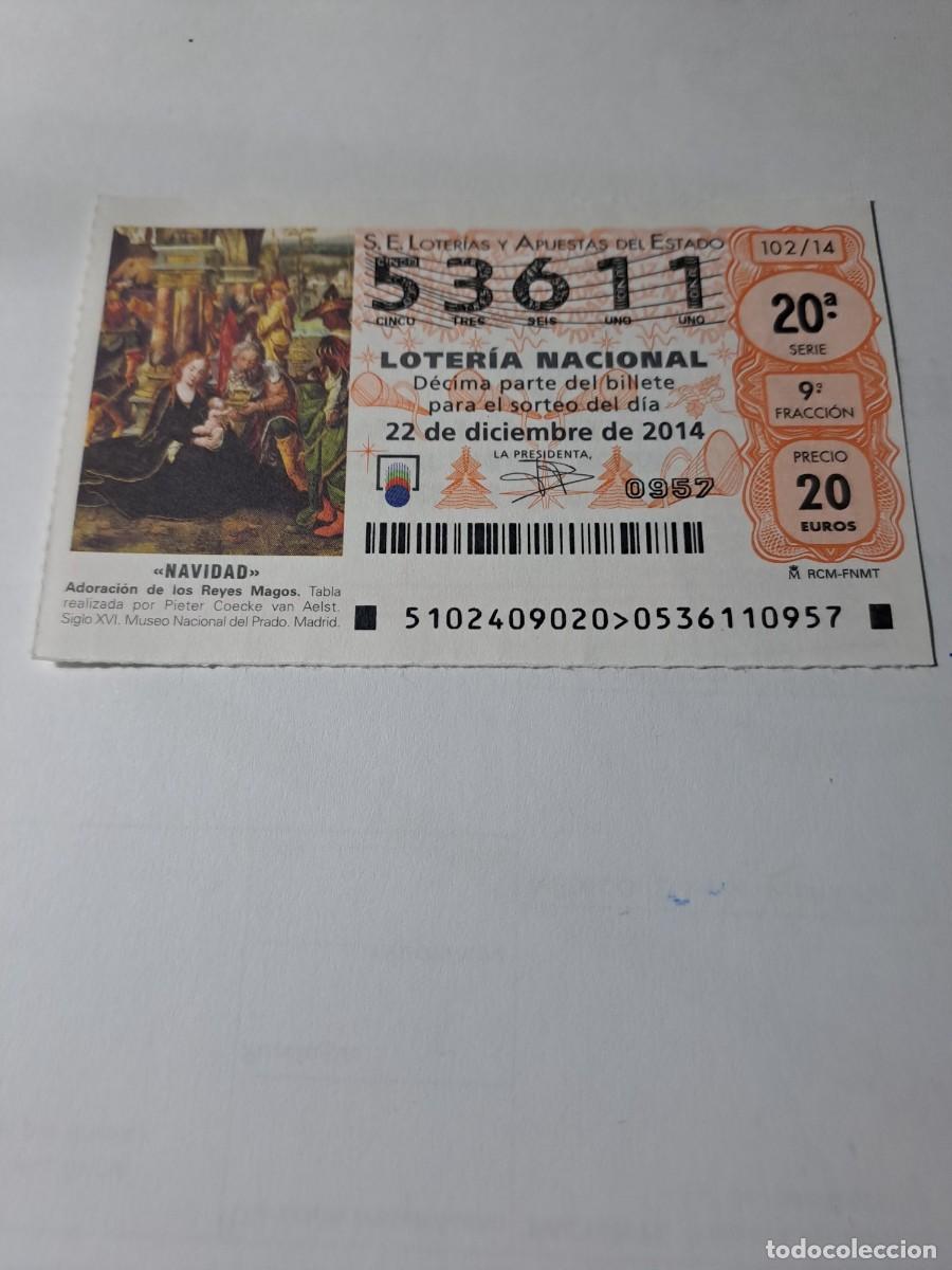 Loterie Nationale: Loteria Nacional Navidad 22 12 2014
