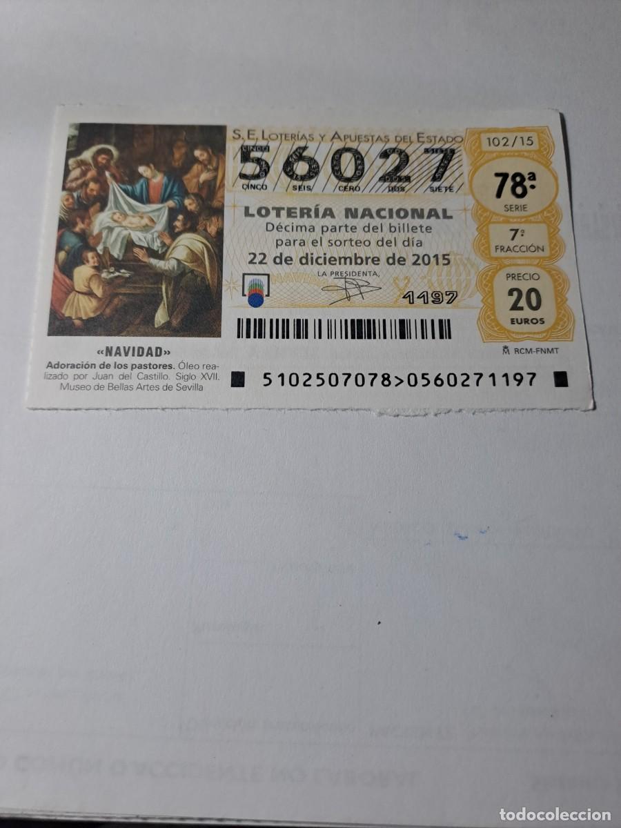 Loterie Nationale: Loteria Nacional Navidad 22 12 2015