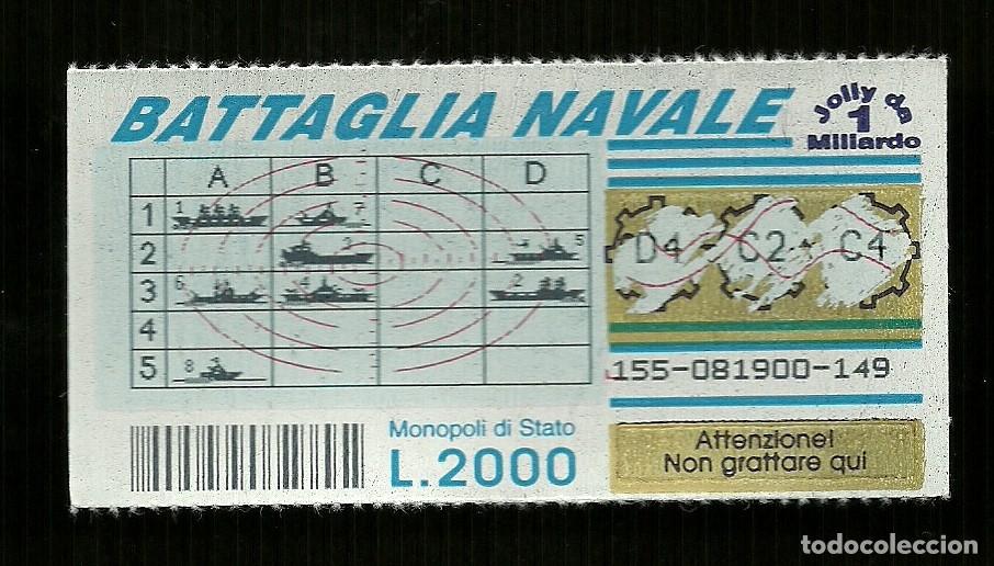 Lotaria Nacional: Gratta e Vinci - Battaglia Navale - Azzurra - Lotto 155