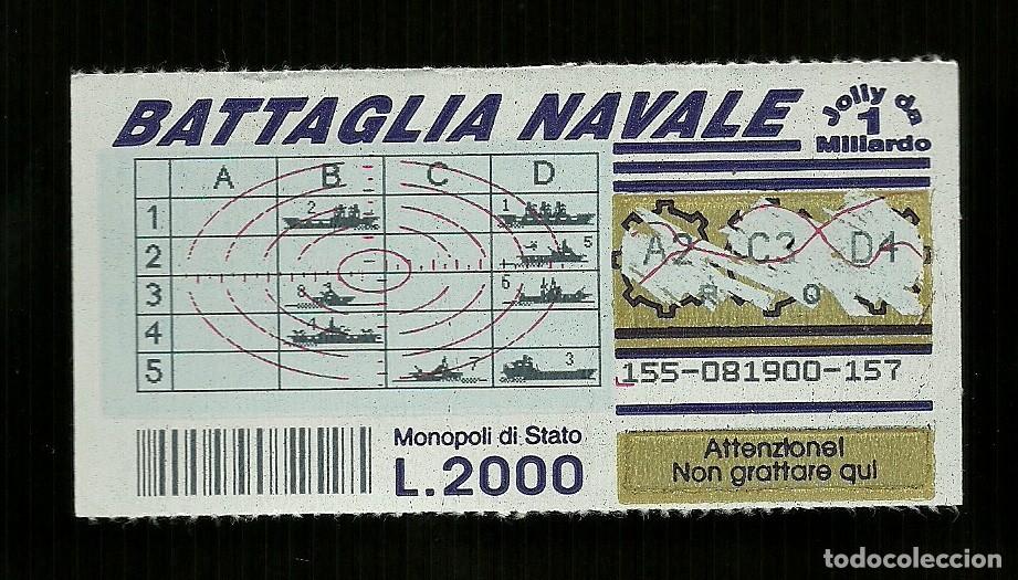 Lotaria Nacional: Gratta e Vinci - Battaglia Navale - Blu - Lotto 155