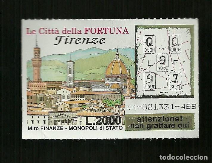 Lotaria Nacional: Gratta e Vinci - Le Citt&agrave; della Fortuna - Firenze - Lotto 44