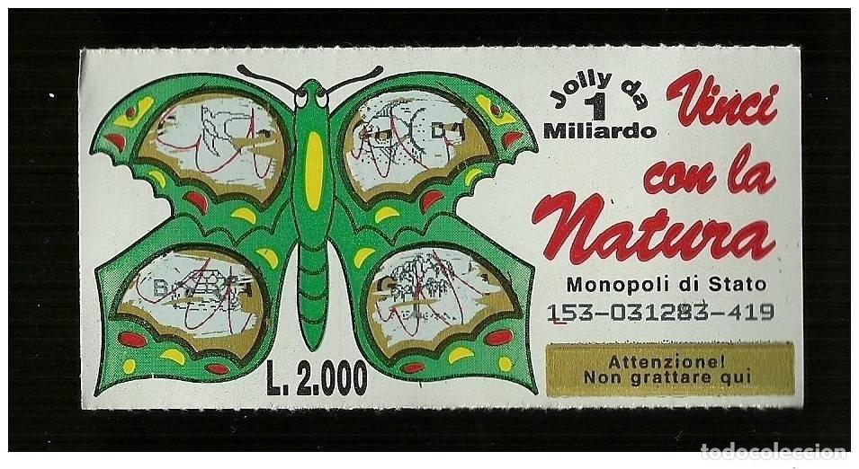 Lotaria Nacional: Gratta e Vinci - Vinci con la Natura piccolo Verde - Lotto 153 da Lire 2.000