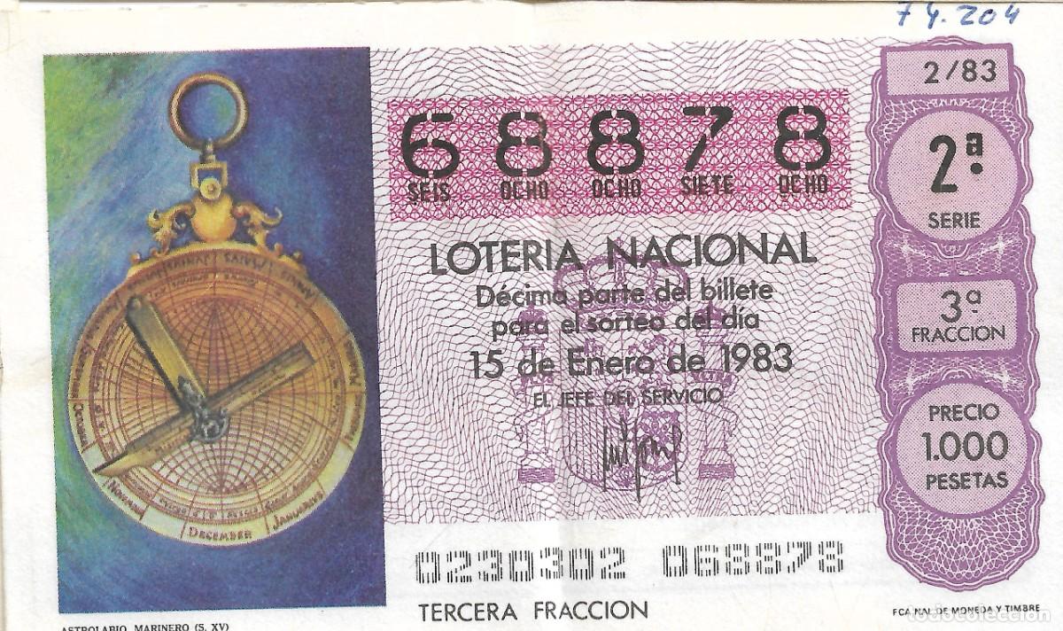National Spanish Lottery: DECIMO DE LOTERIA NUMERO 68878, DEDICADO AL ASTROLABIO MARINERO DEL SIGLO XV
