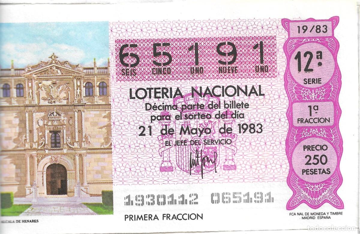 National Spanish Lottery: DECIMO DE LOTERIA NUMERO 65191, DEDICADO A ALCALA DE HENARES