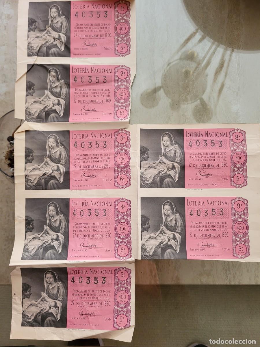 Loterie Nationale: Decimo Loteria Nacional Navidad 1960 (Espa&ntilde;a)