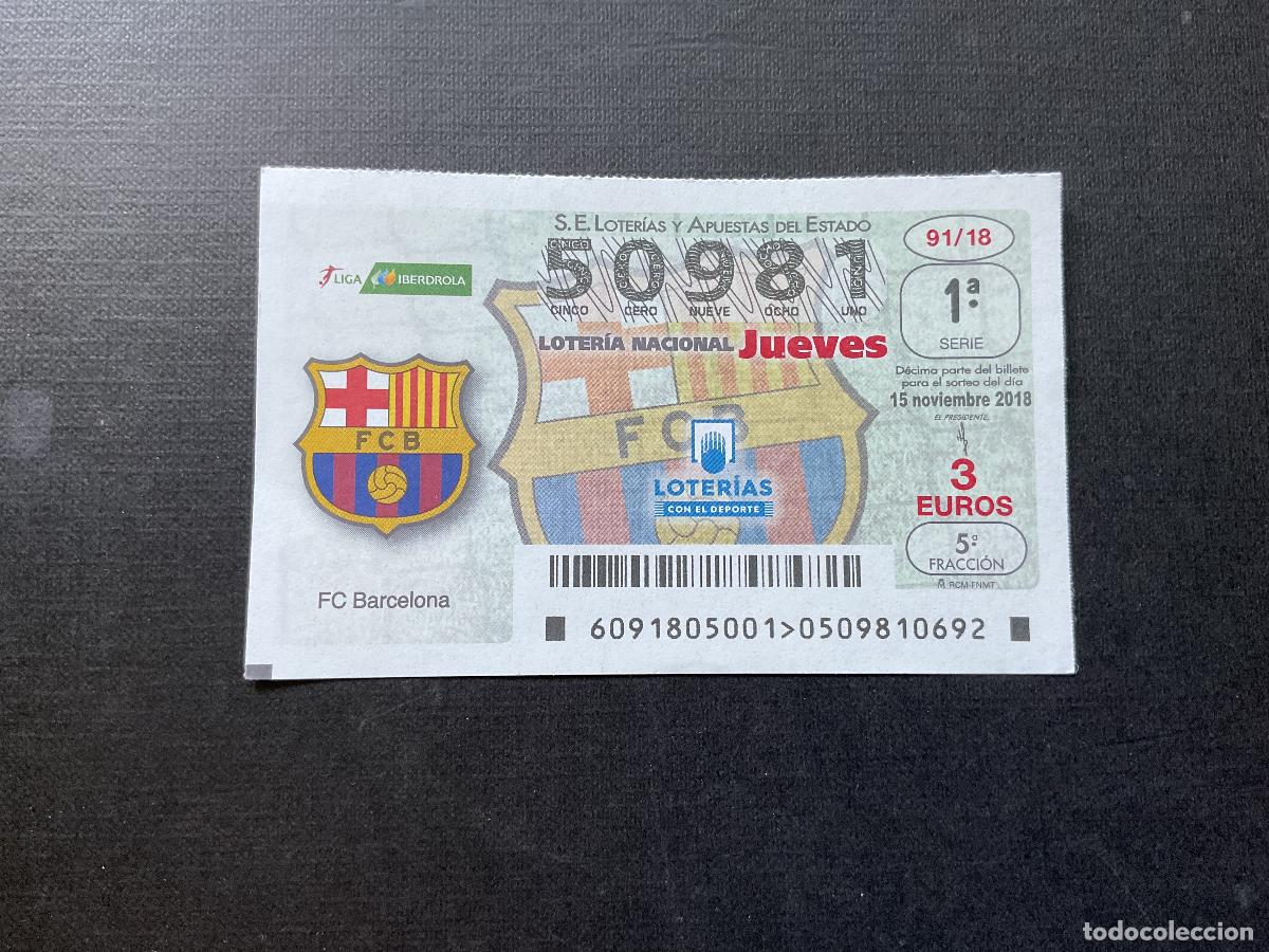 Loterie Nationale: DECIMO LOTERIA JUEVES N&ordm; 50981 SORTEO 91 A&Ntilde;O 2018