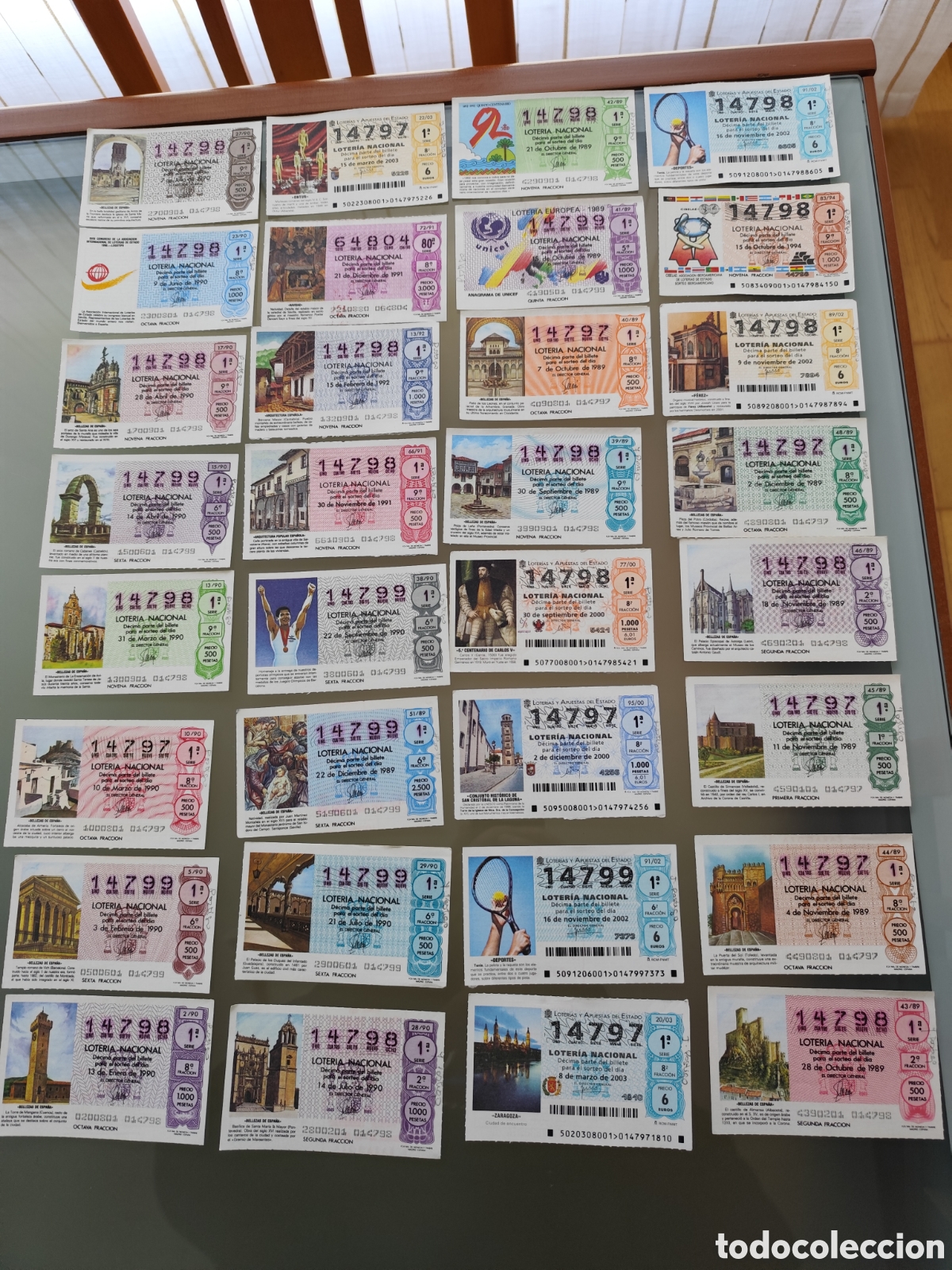 Nationale spanische Lotterie: 32 billetes de loter&iacute;a Nacional de Espa&ntilde;a