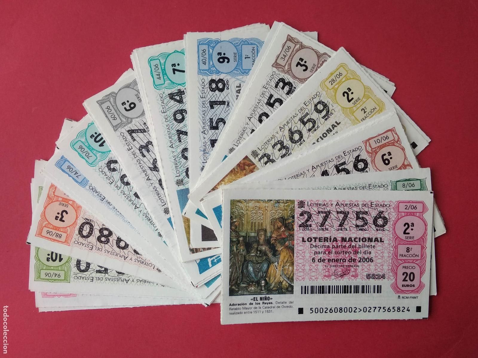 Nationale spanische Lotterie: LOTERIA NACIONAL DE LOS SABADOS A&Ntilde;O 2006 COMPLETO