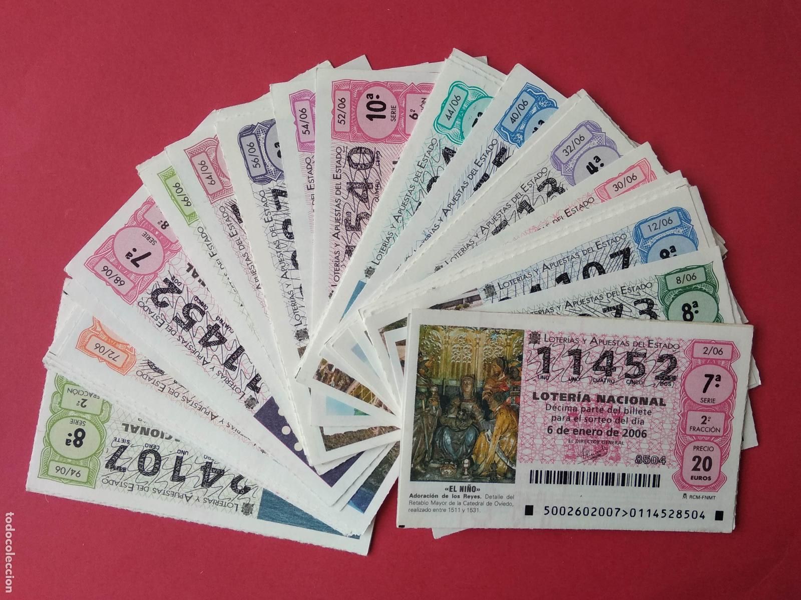 Nationale spanische Lotterie: LOTERIA NACIONAL DE LOS SABADOS A&Ntilde;O 2006 COMPLETO
