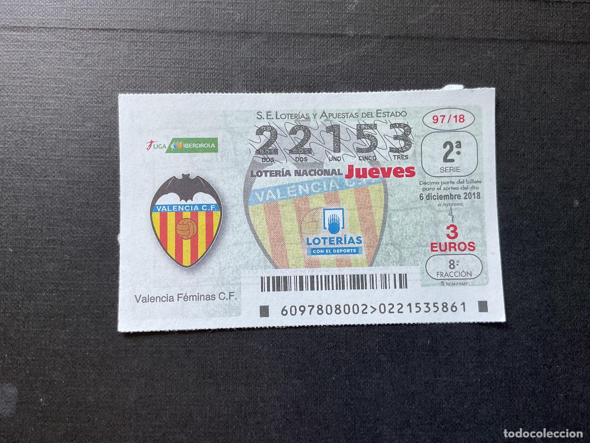 Nationale spanische Lotterie: DECIMO LOTERIA JUEVES N&ordm; 22153 SORTEO 97 A&Ntilde;O 2018