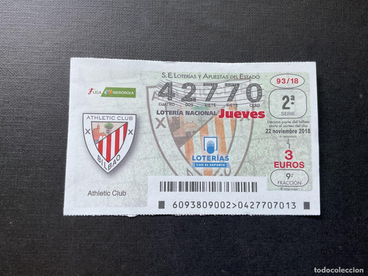 Nationale spanische Lotterie: DECIMO LOTERIA JUEVES N&ordm; 42770 SORTEO 93 A&Ntilde;O 2018