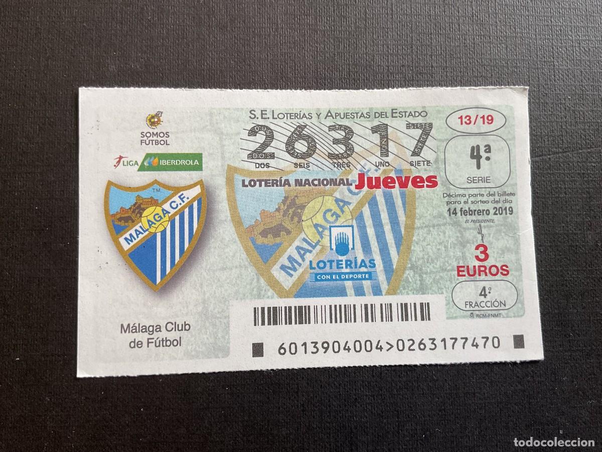 National Spanish Lottery: DECIMO LOTERIA JUEVES N&ordm; 26317 SORTEO 13 A&Ntilde;O 2019