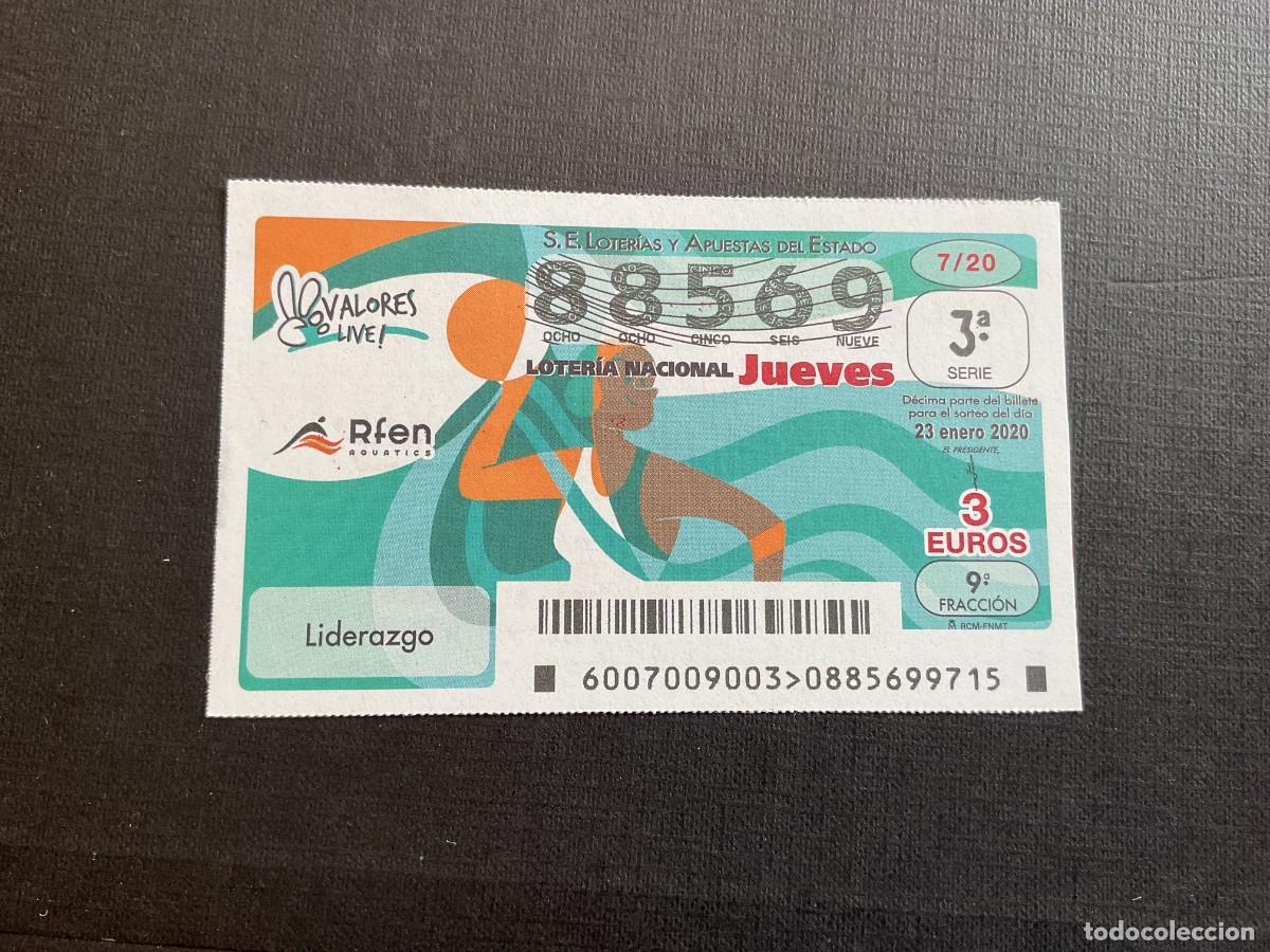 National Spanish Lottery: DECIMO LOTERIA JUEVES N&ordm; 88569 SORTEO 07 A&Ntilde;O 2020