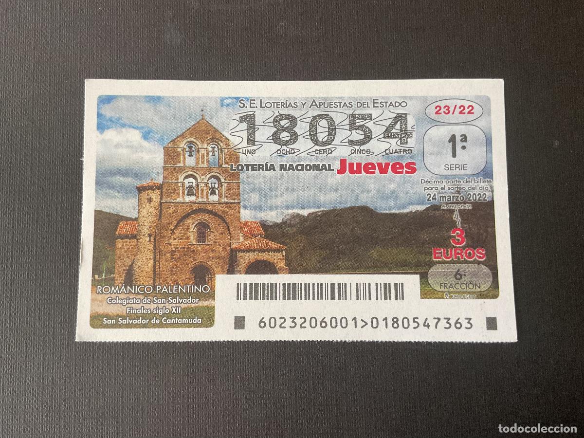 Loterie Nationale: DECIMO LOTERIA JUEVES N&ordm; 18054 SORTEO 23 A&Ntilde;O 2022