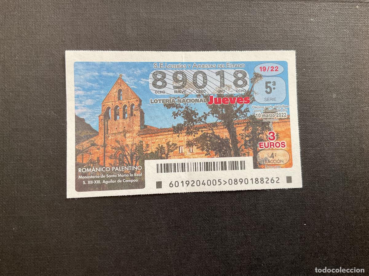 Loterie Nationale: DECIMO LOTERIA JUEVES N&ordm; 89018 SORTEO 19 A&Ntilde;O 2022