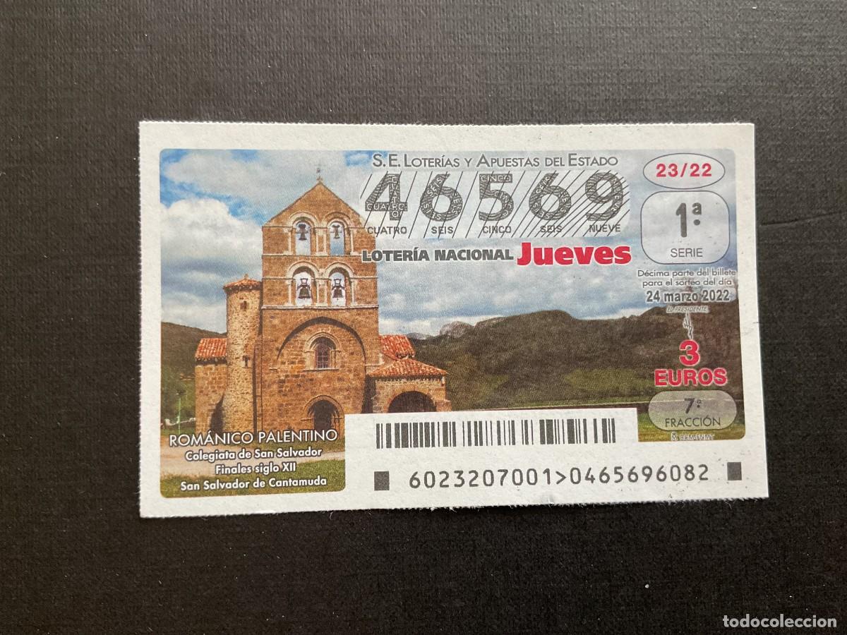 Loterie Nationale: DECIMO LOTERIA JUEVES N&ordm; 46569 SORTEO 23 A&Ntilde;O 2022