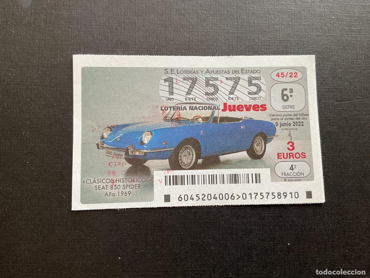 Loterie Nationale: DECIMO LOTERIA JUEVES N&ordm; 17575 SORTEO 45 A&Ntilde;O 2022