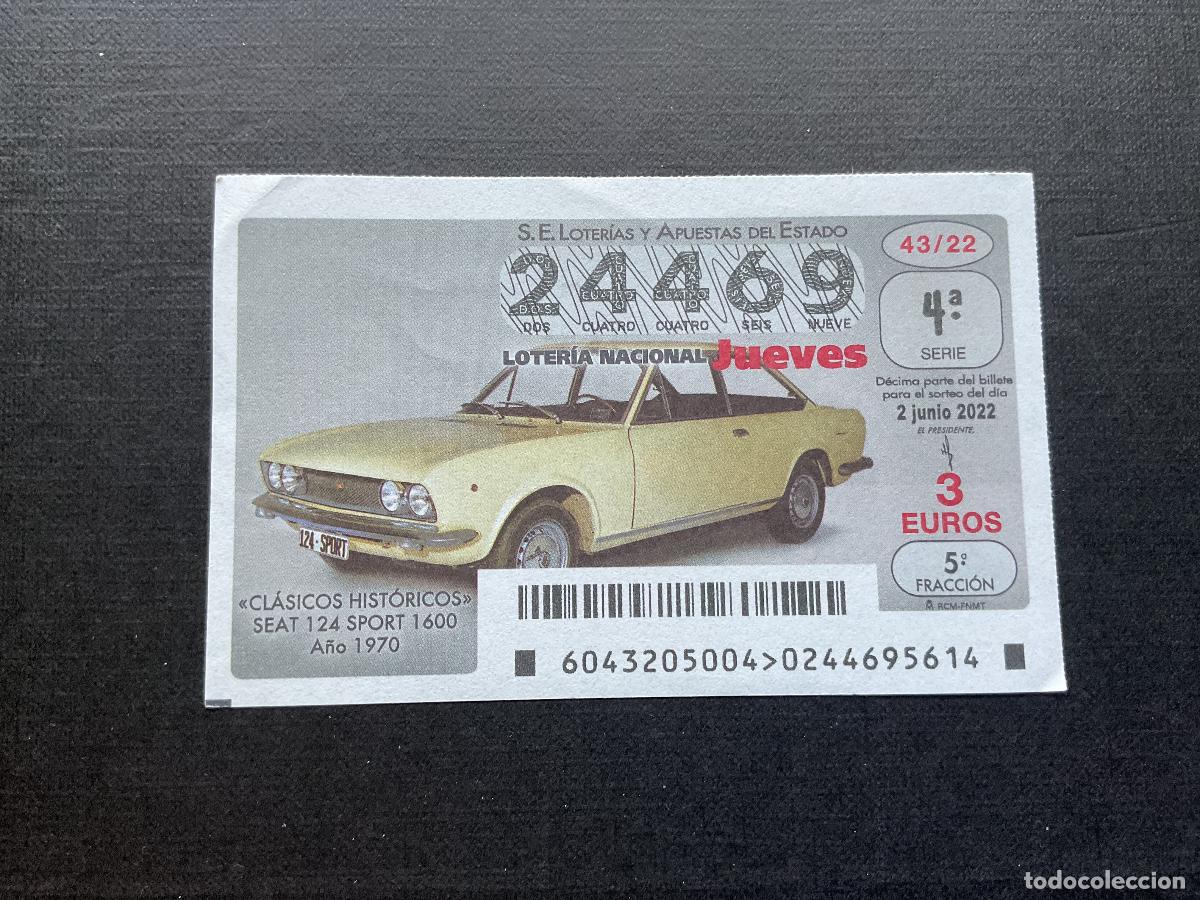 Loterie Nationale: DECIMO LOTERIA JUEVES N&ordm; 24469 SORTEO 43 A&Ntilde;O 2022