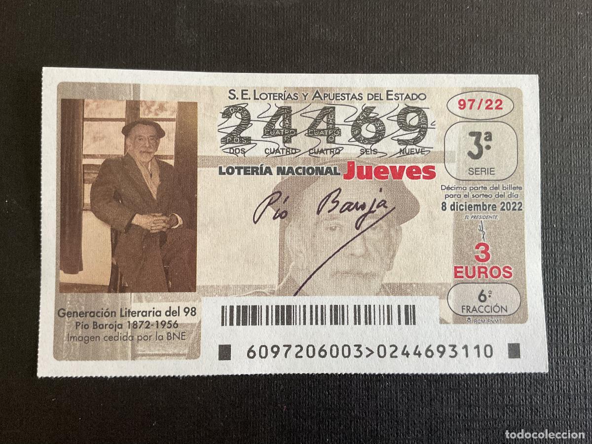 Lotaria Nacional: DECIMO LOTERIA JUEVES N&ordm; 24469 SORTEO 97 A&Ntilde;O 2022