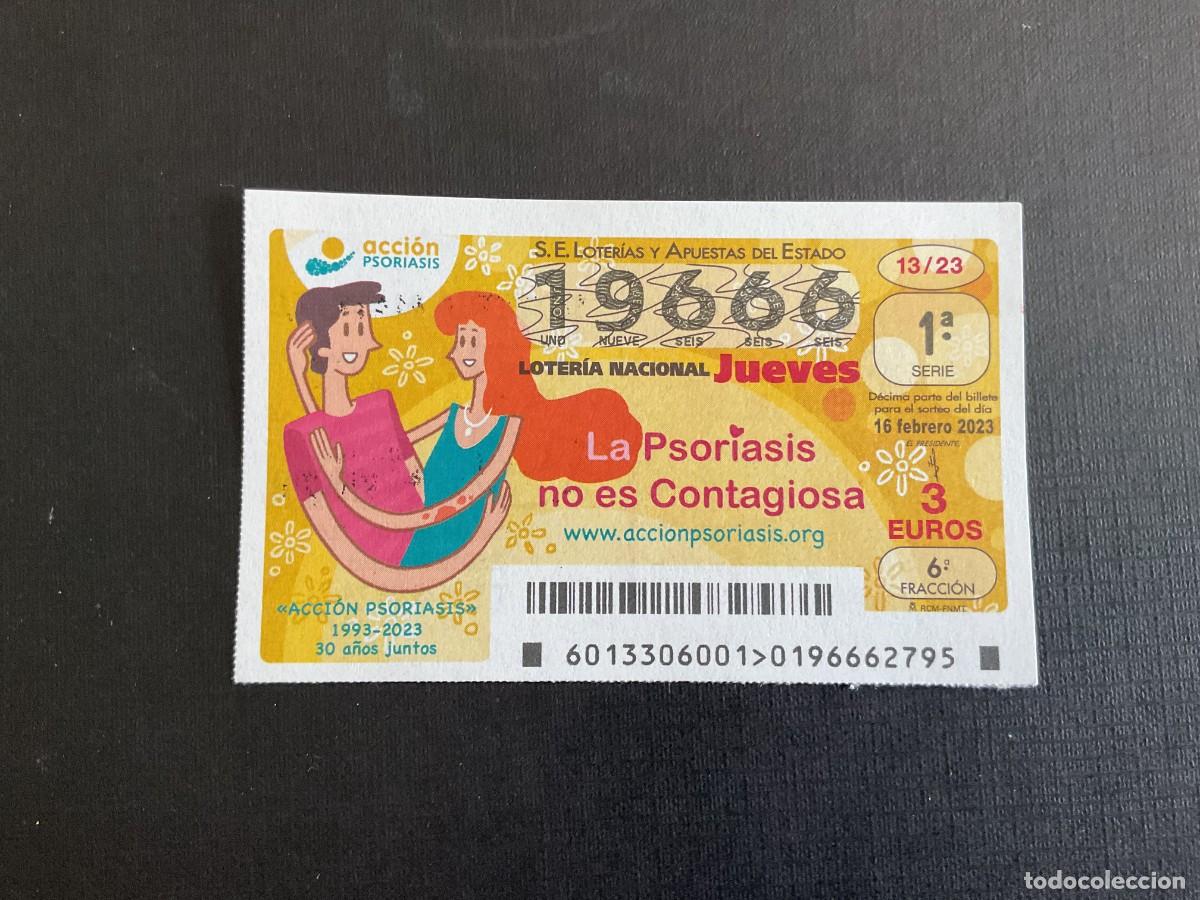 National Spanish Lottery: DECIMO LOTERIA JUEVES N&ordm; 19666 SORTEO 13 A&Ntilde;O 2023