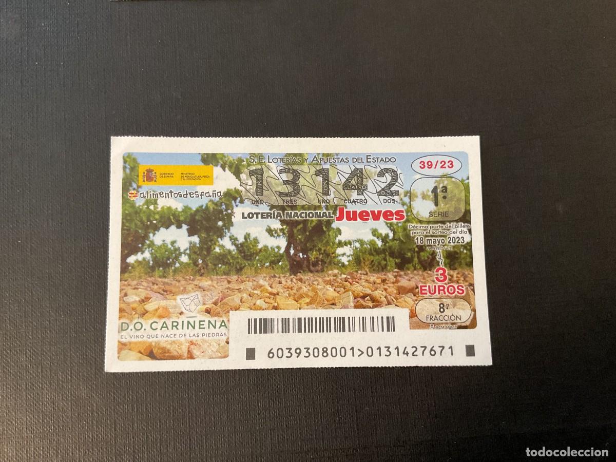 Nationale spanische Lotterie: DECIMO LOTERIA JUEVES 13142 SORTEO 39 A&Ntilde;O 2023
