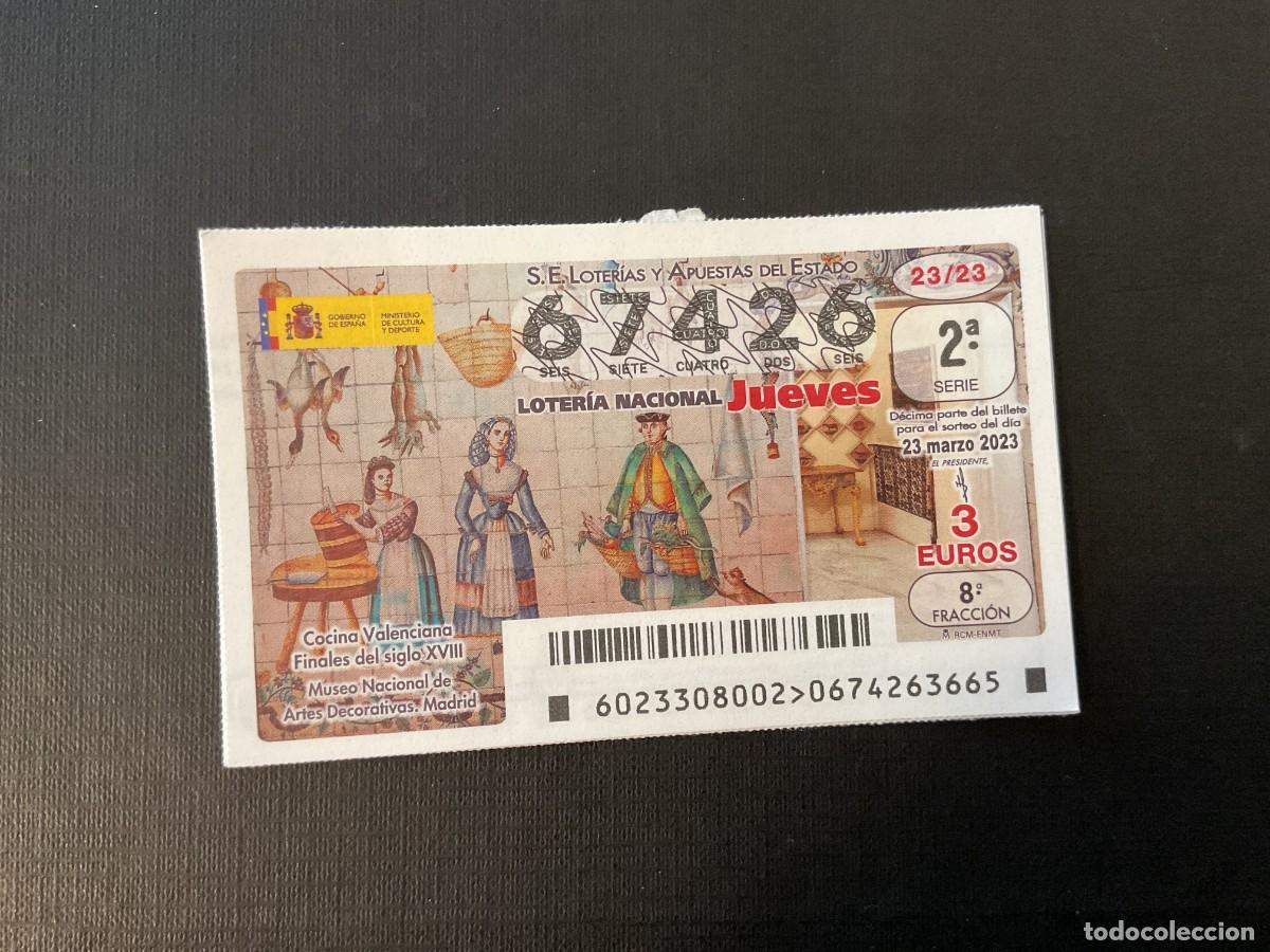 Loterie Nationale: DECIMO LOTERIA JUEVES N&ordm; 67426 SORTEO 23 A&Ntilde;O 2023