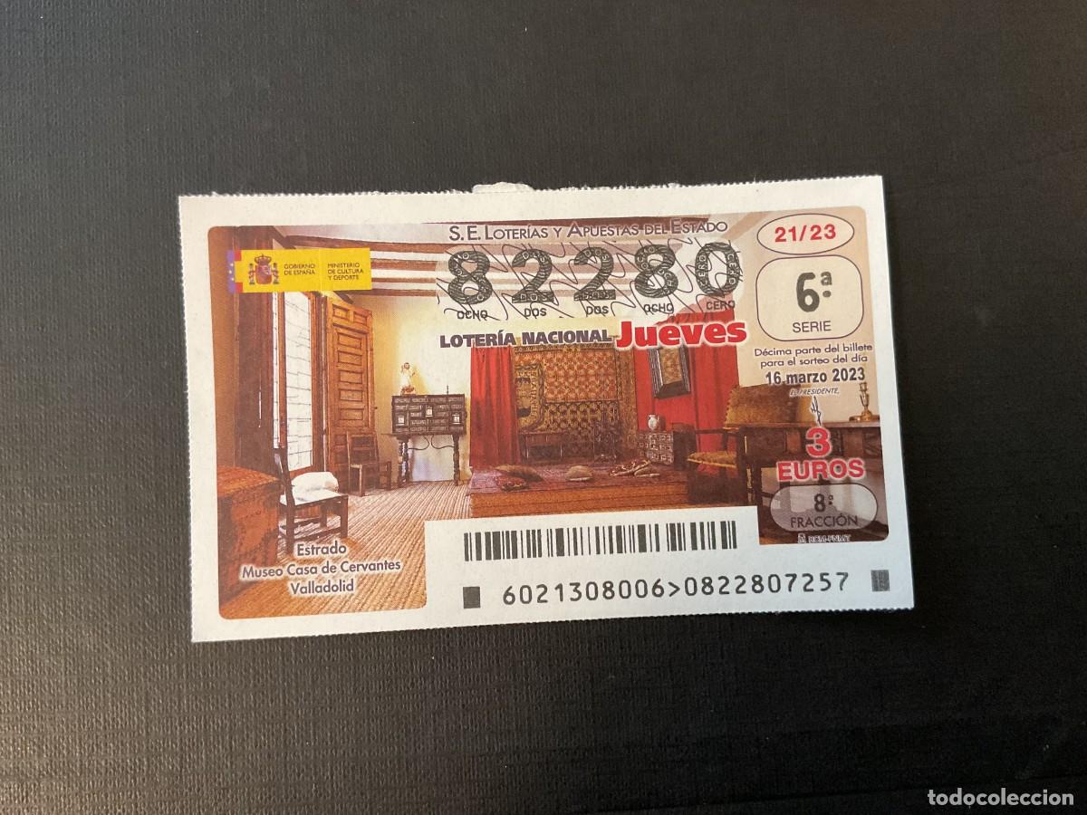 Loterie Nationale: DECIMO LOTERIA JUEVES N&ordm; 82280 SORTEO 21 A&Ntilde;O 2023