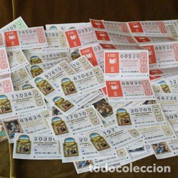 Nationale spanische Lotterie: 92 d&eacute;cimos de loter&iacute;a, a&ntilde;os 2019 y 2020, con repeticiones