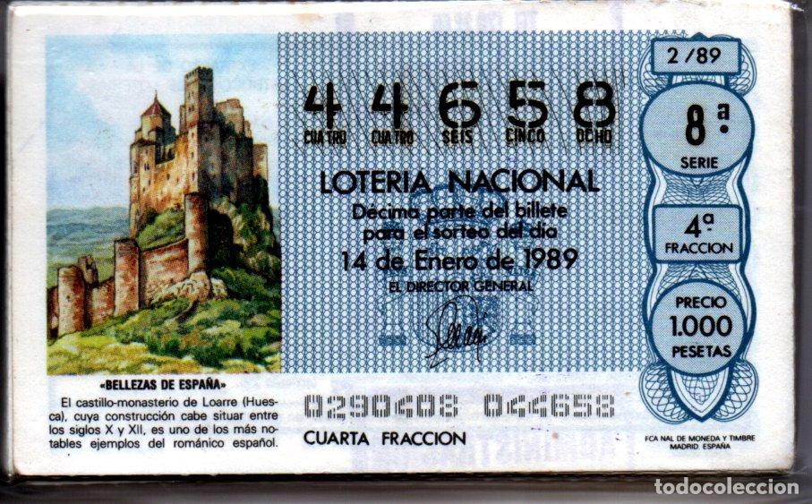 Nationale spanische Lotterie: LOTER&Iacute;A NACIONAL DEL S&Aacute;BADO - COLECCI&Oacute;N COMPLETA DE BELLEZAS DE ESPA&Ntilde;A - 83 D&Eacute;CIMOS -