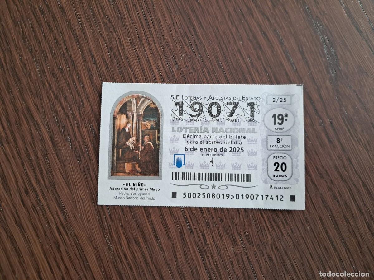 Nationale spanische Lotterie: d&eacute;cimo de loter&iacute;a nacional de d&iacute;a 06-01-25, sorteo extraordinario del ni&ntilde;o. 2/25
