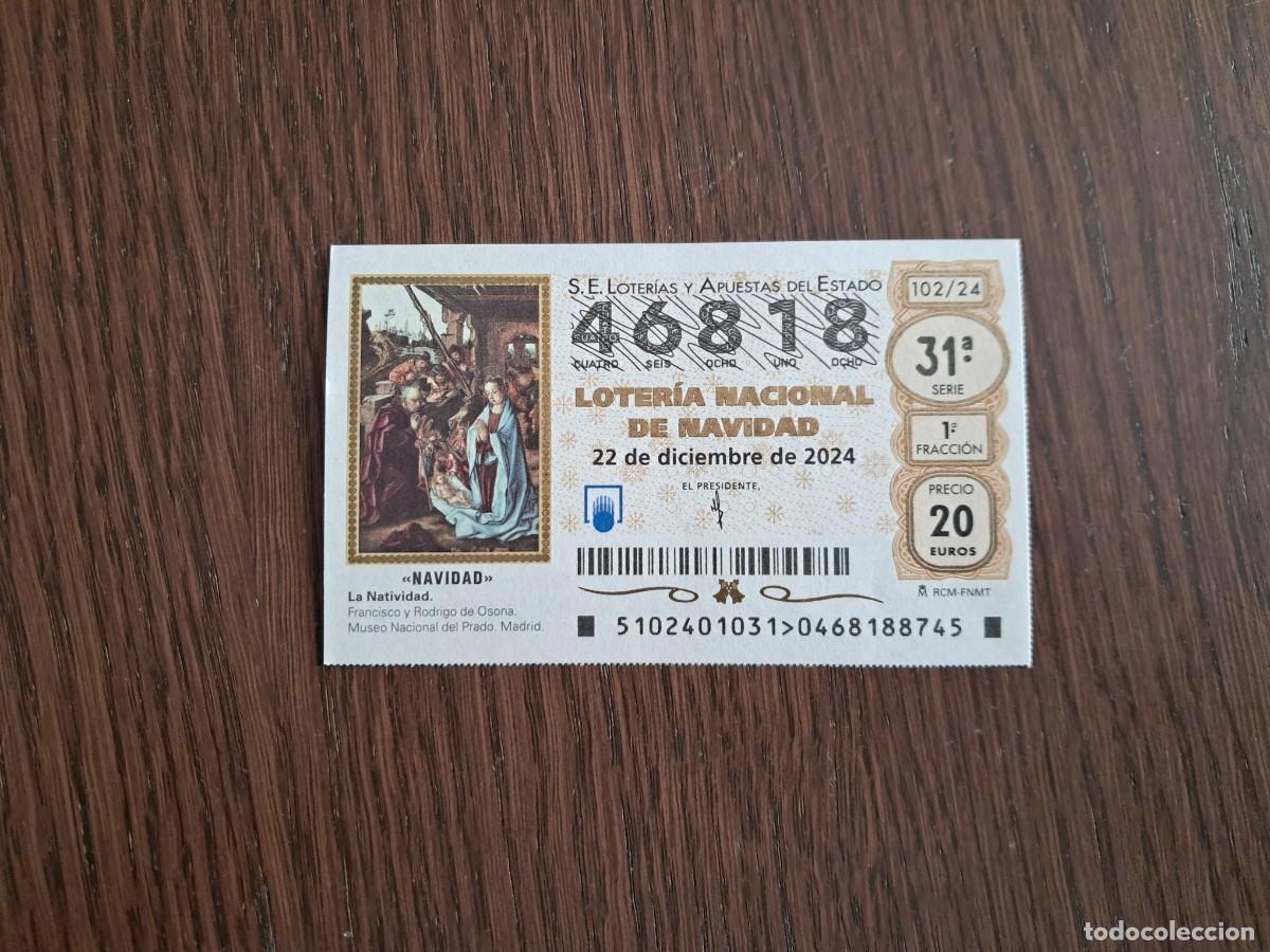 Nationale spanische Lotterie: d&eacute;cimo de loter&iacute;a nacional de d&iacute;a 22-12-24, sorteo extraordinario de navidad. 102/24