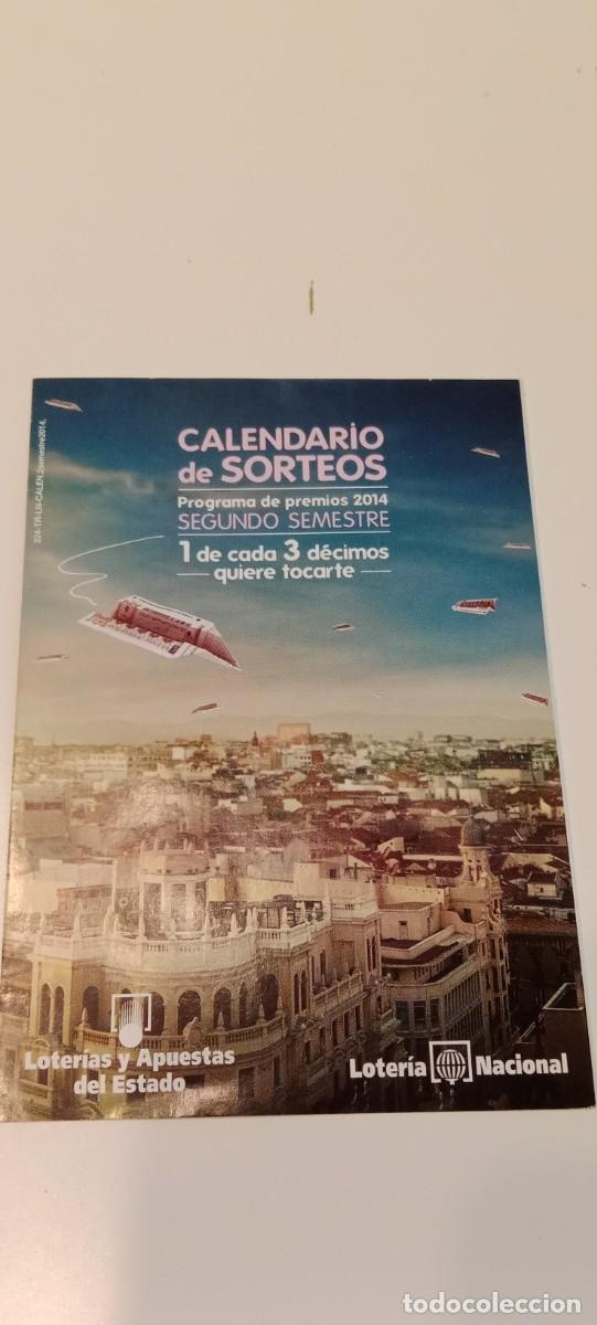 Nationale spanische Lotterie: C-MAR CALENDARIO SORTEOS LOTERIA NACIONAL