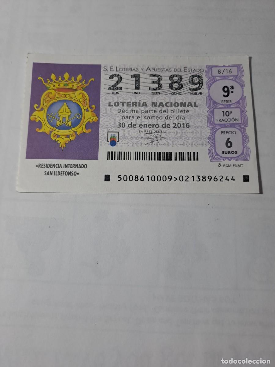 National Spanish Lottery: Loteria Nacional 30 01 2016