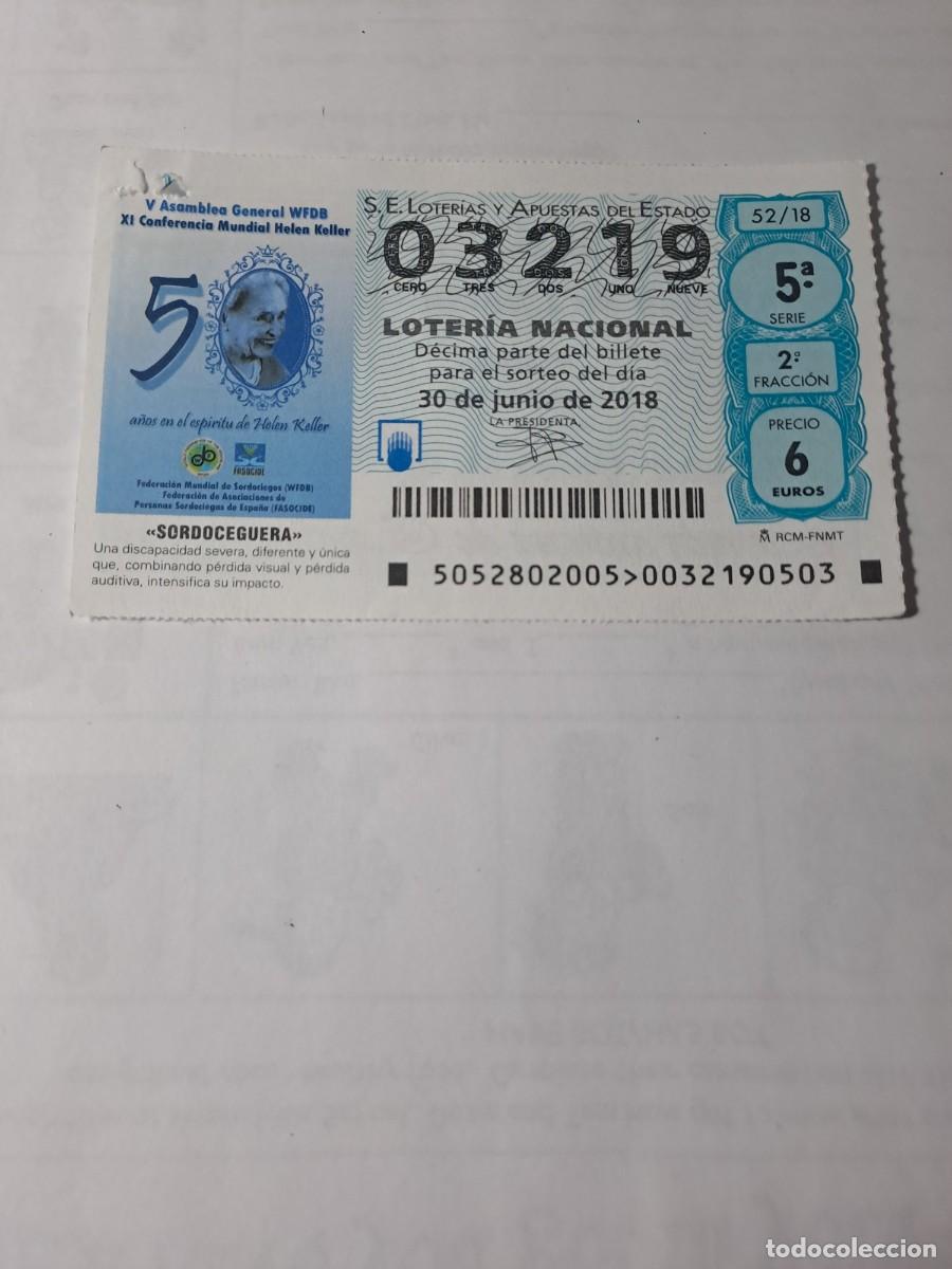 National Spanish Lottery: Loteria Nacional 30 06 2018
