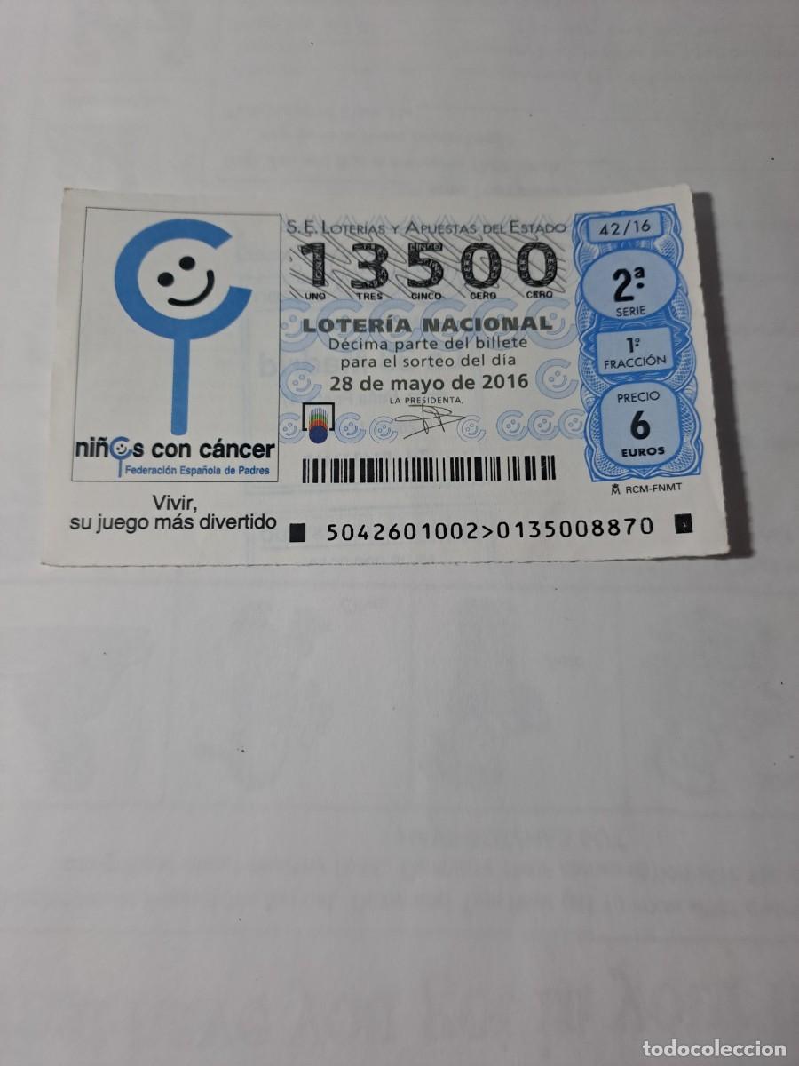 National Spanish Lottery: Loteria Nacional 28 05 2016