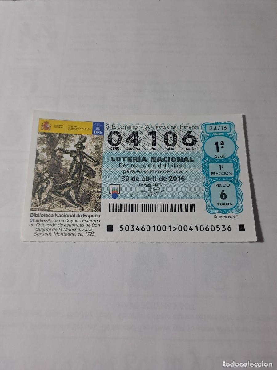 National Spanish Lottery: Loteria Nacional 30 04 2016