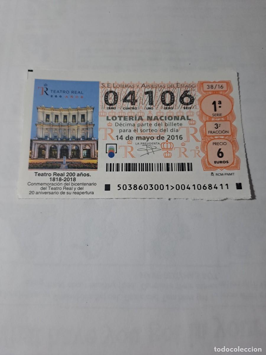 National Spanish Lottery: Loteria Nacional 14 05 2016