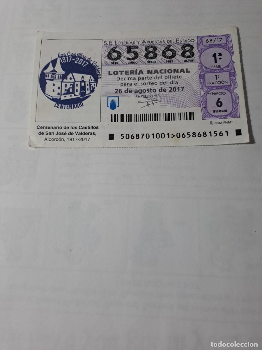 National Spanish Lottery: Loteria Nacional 26 08 2017