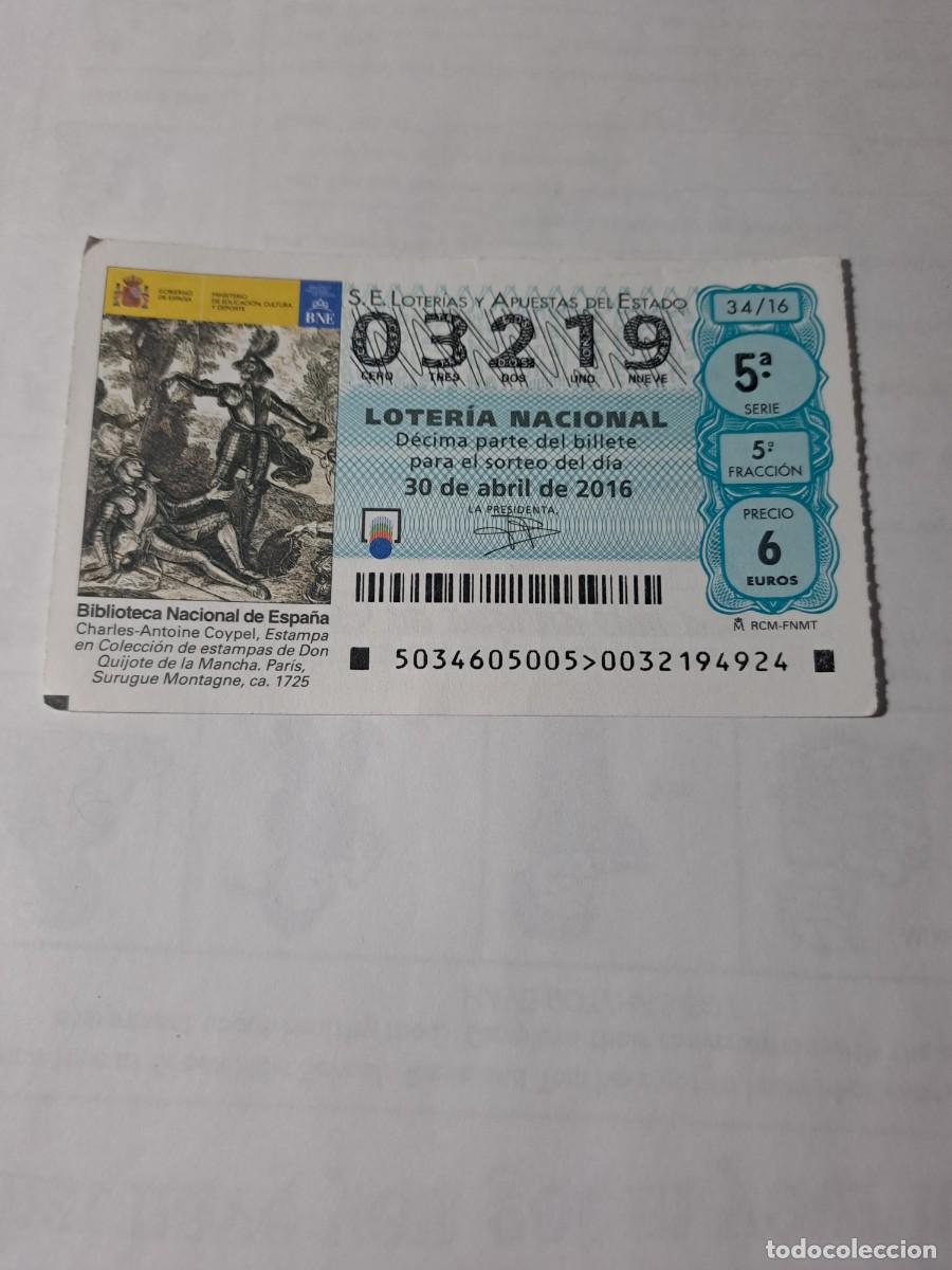 National Spanish Lottery: Loteria Nacional 30 04 2016