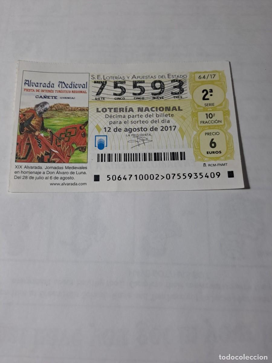 National Spanish Lottery: Loteria Nacional 12 08 2017
