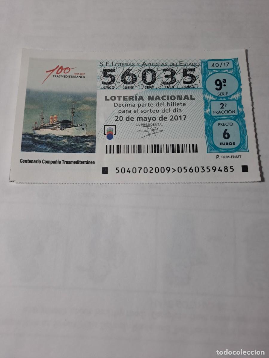 National Spanish Lottery: Loteria Nacional 20 05 2017