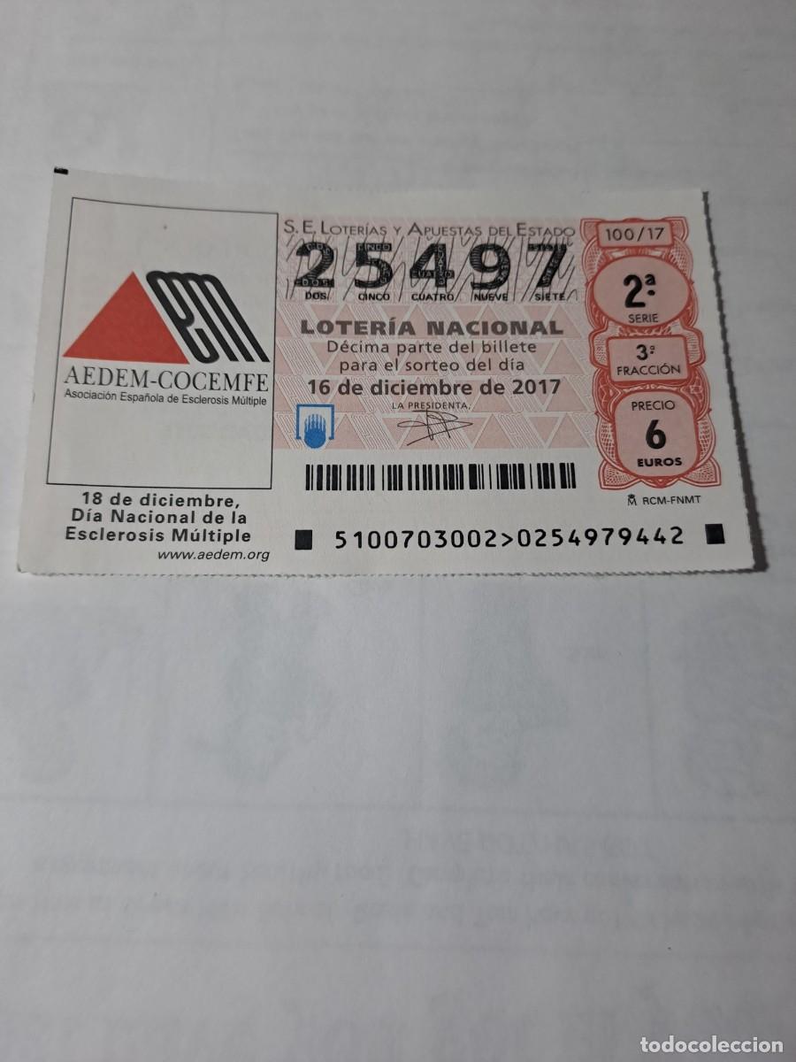 National Spanish Lottery: Loteria Nacional 16 12 2017