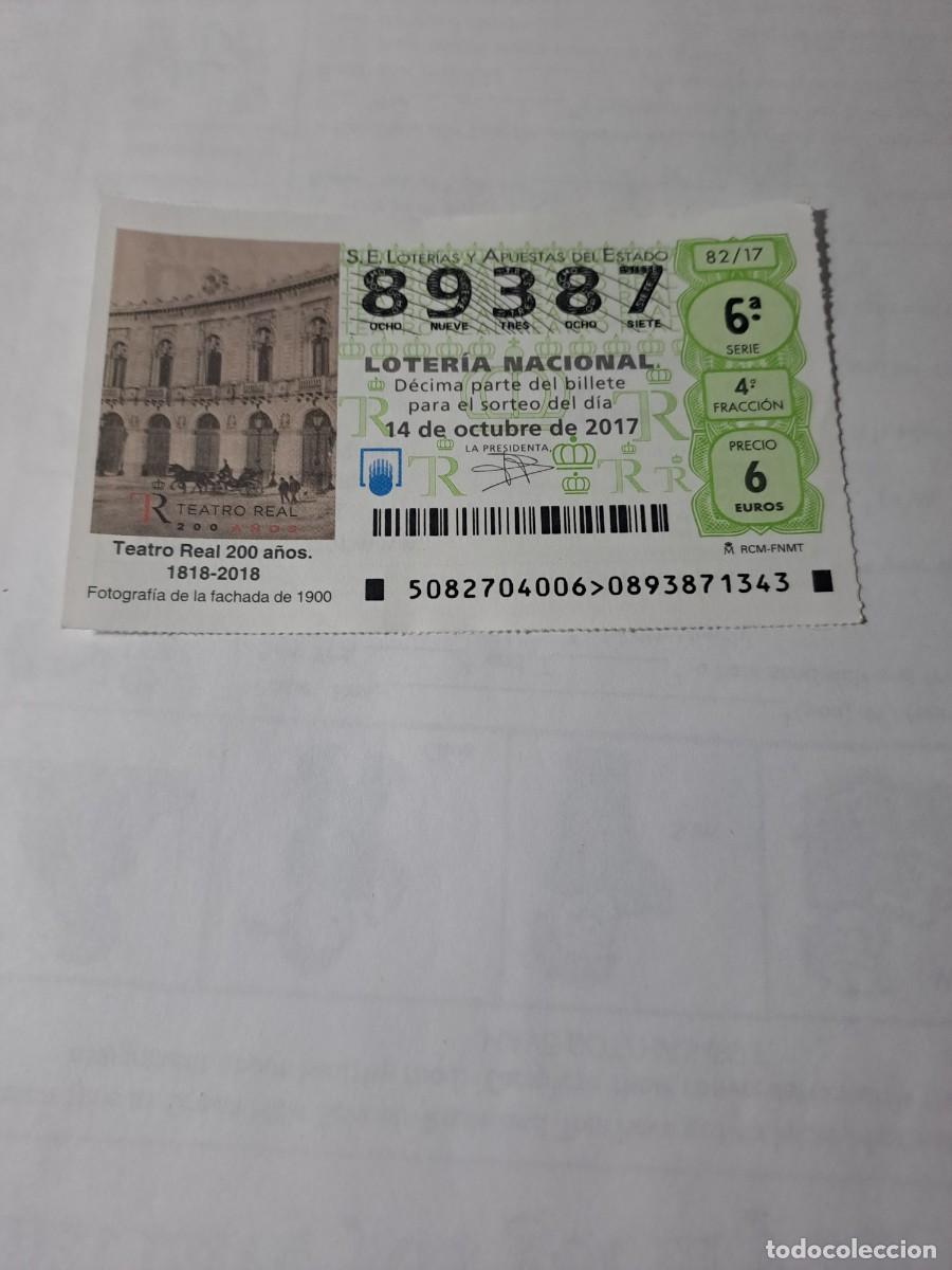 National Spanish Lottery: Loteria Nacional 14 10 2017
