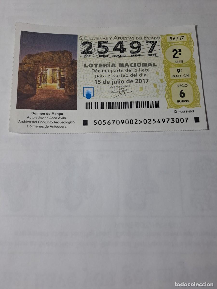 National Spanish Lottery: Loteria Nacional 15 07 2017