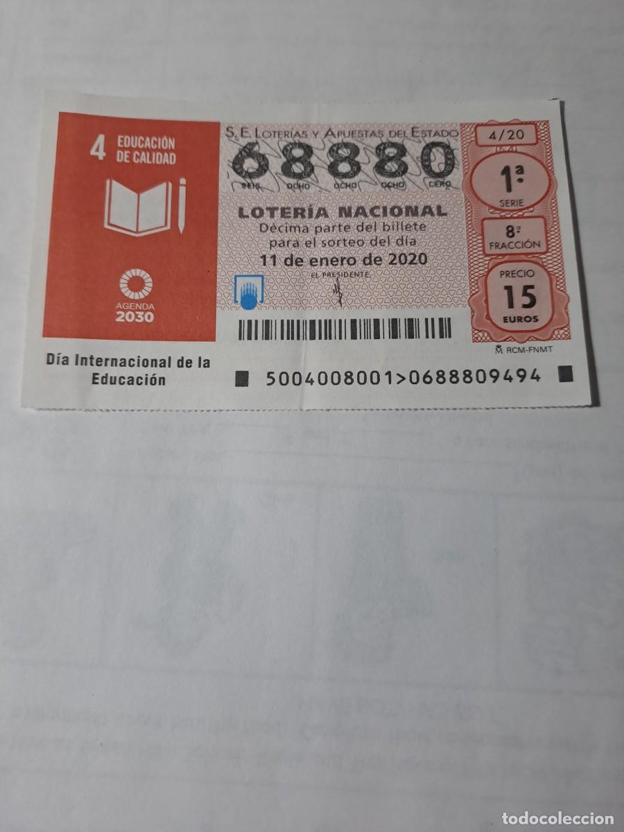 National Spanish Lottery: Loteria Nacional 11 01 2020