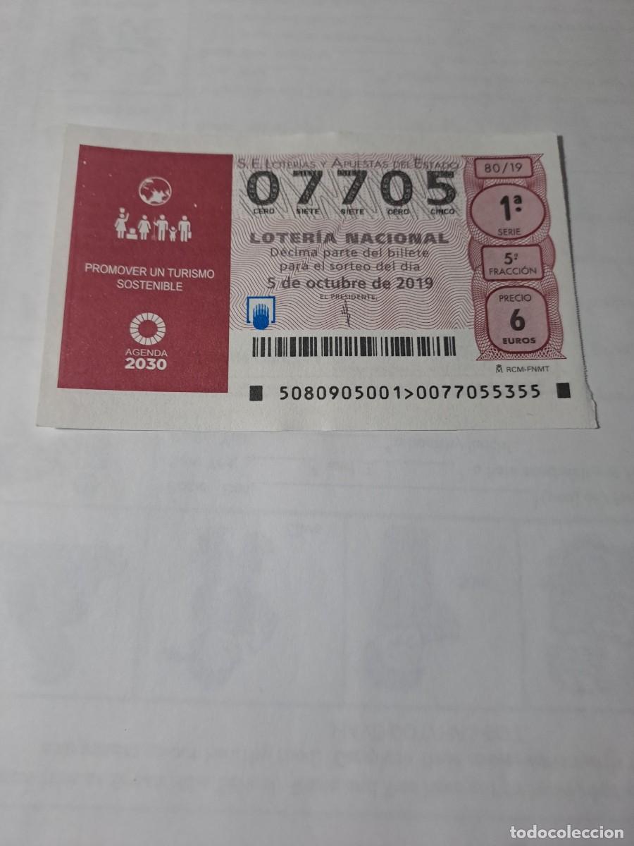 National Spanish Lottery: Loteria Nacional 05 10 2019