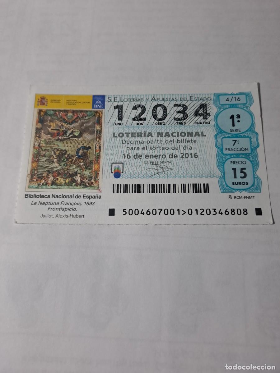 Loterie Nationale: Loteria Nacional 16 01 2016